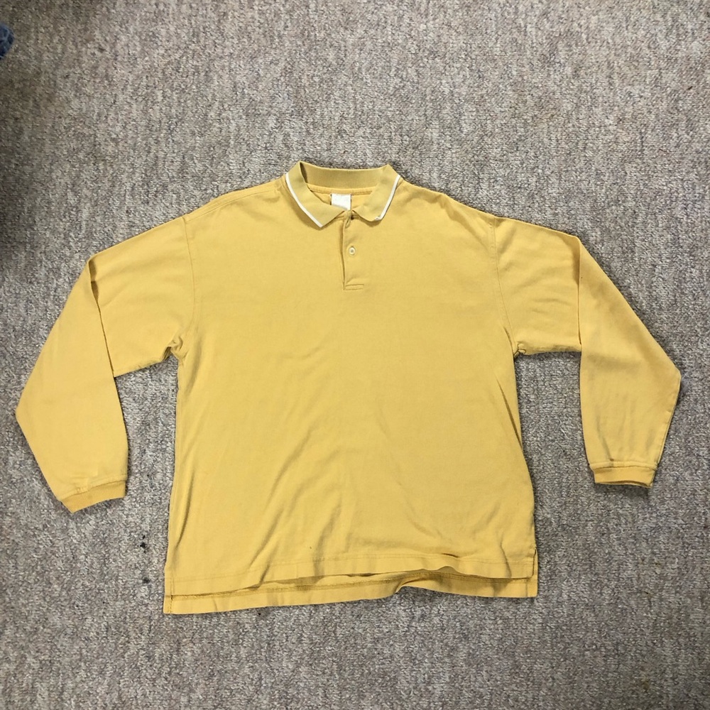 Yellow Ralph Lauren Collard Shirt